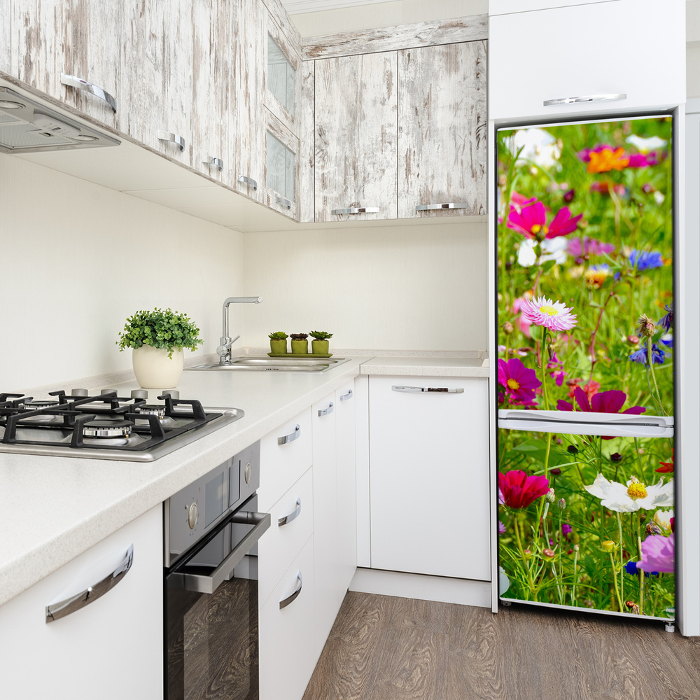 Foto tapeta na chladničku Poľné kvety