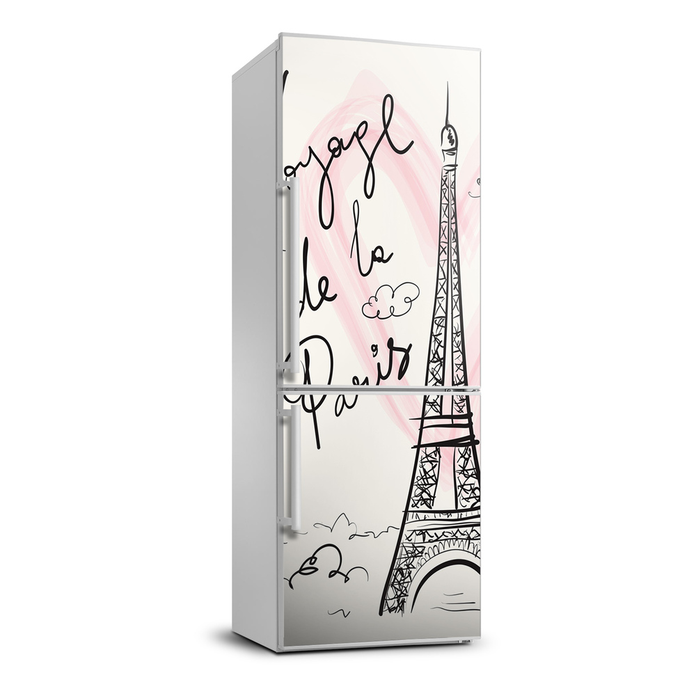 Nálepka tapeta na chladničku Eiffelova veža Paríž