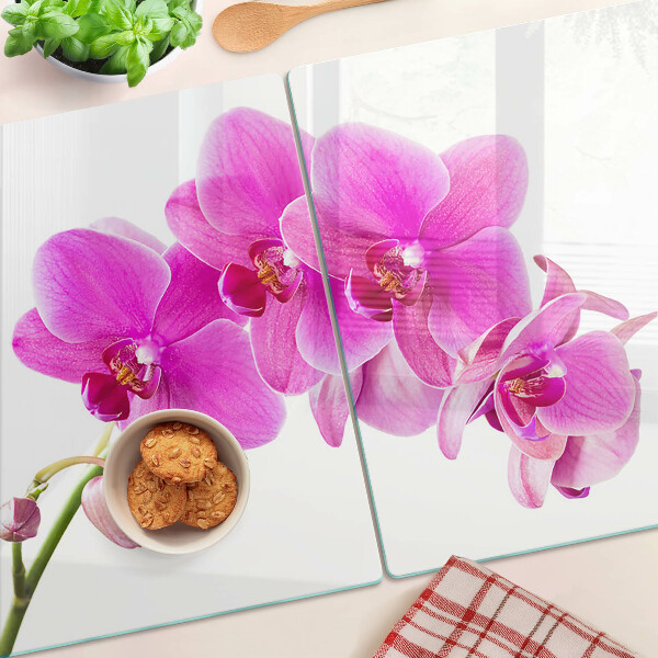Doska na krájanie Orchidey v odtieňoch ružovej