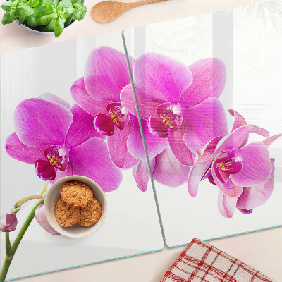 Doska na krájanie Orchidey v odtieňoch ružovej