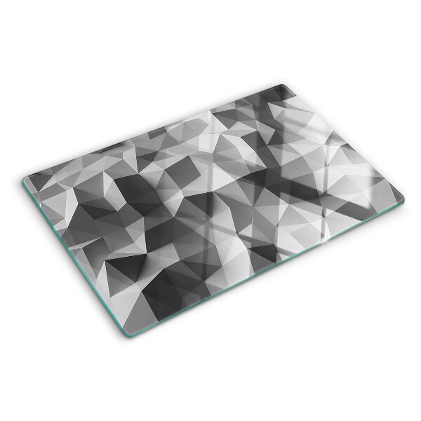 Sklenená doska na krájanie Abstraktný geometrický vzor