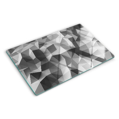 Sklenená doska na krájanie Abstraktný geometrický vzor