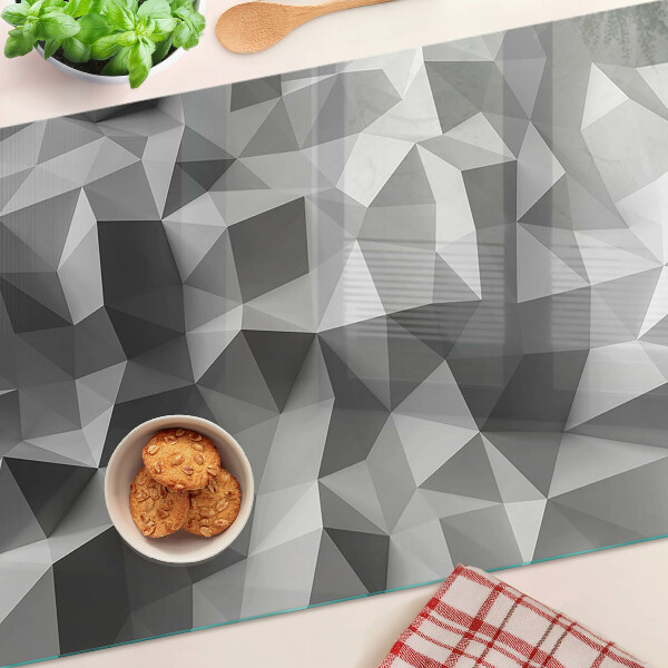 Sklenená doska na krájanie Abstraktný geometrický vzor