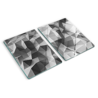 Sklenená doska na krájanie Abstraktný geometrický vzor
