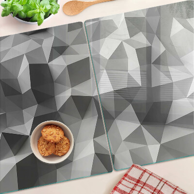 Sklenená doska na krájanie Abstraktný geometrický vzor