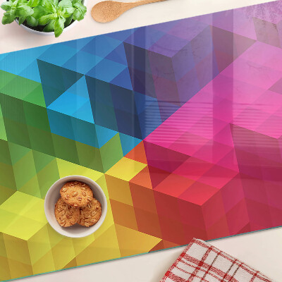 Doska na krájanie Farebná geometria v trojuholníkoch
