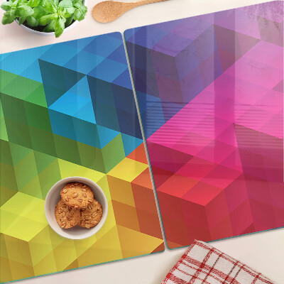 Doska na krájanie Farebná geometria v trojuholníkoch