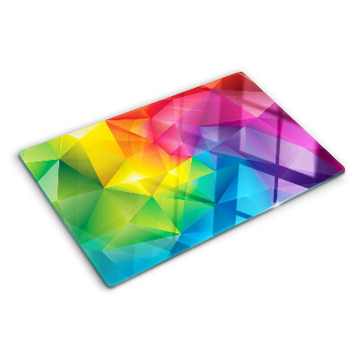 Doska na krájanie Farebná geometria v odtieňoch dúhy