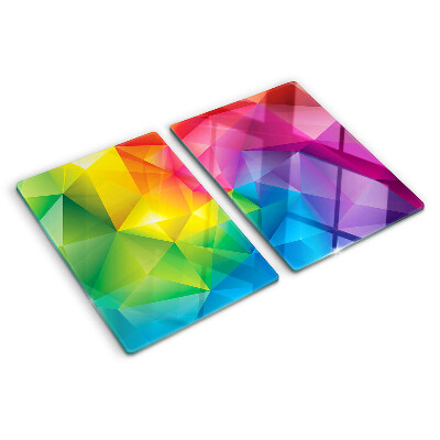 Doska na krájanie Farebná geometria v odtieňoch dúhy