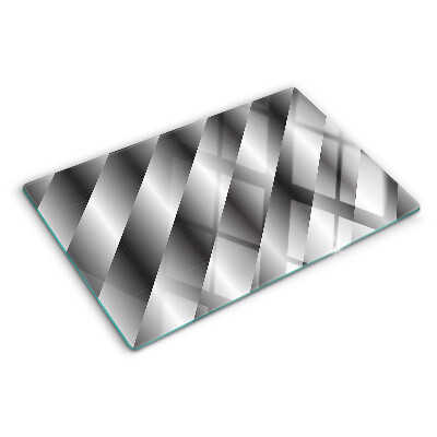 Doska na krájanie Geometrické vzory v odtieňoch sivej