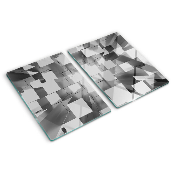 Sklenená doska na krájanie Abstraktné geometrické tvary