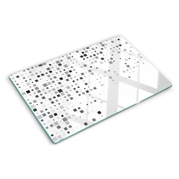 Doska na krájanie Geometrické vzory v odtieňoch sivej