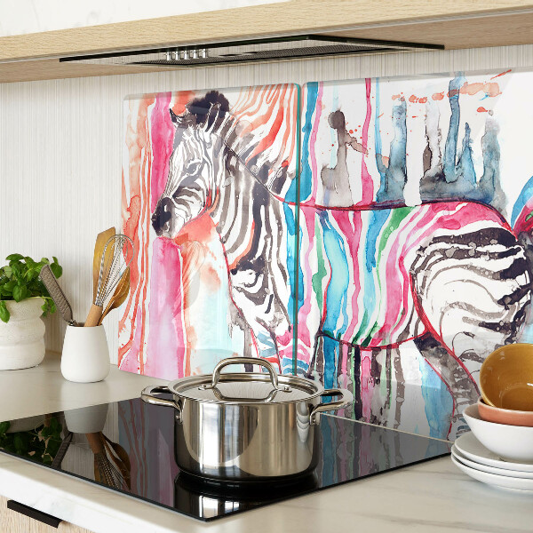 Doska na krájanie Zebra v farebných pruhoch
