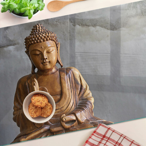Doska na krájanie Budha v meditácii