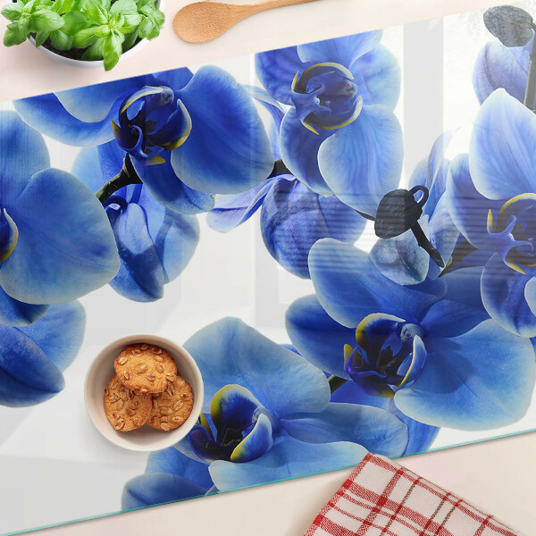 Doska na krájanie Modré orchidey