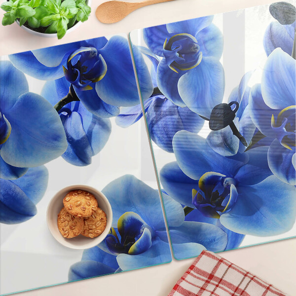 Doska na krájanie Modré orchidey