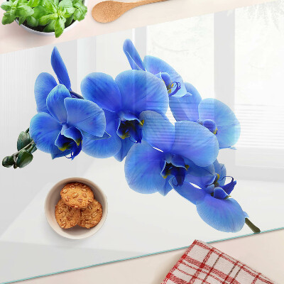 Doska na krájanie Modré orchidey