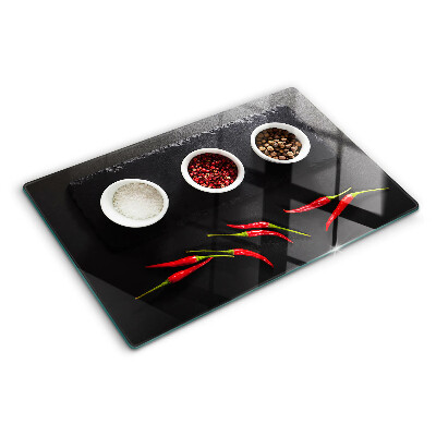 Doska na krájanie Korenie a červená paprika