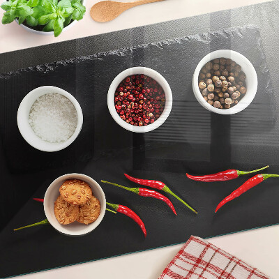 Doska na krájanie Korenie a červená paprika