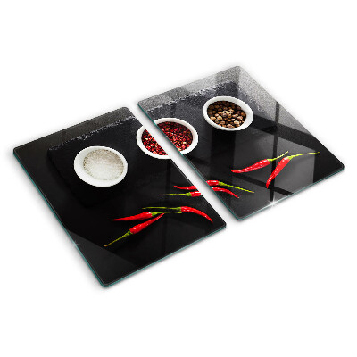 Doska na krájanie Korenie a červená paprika