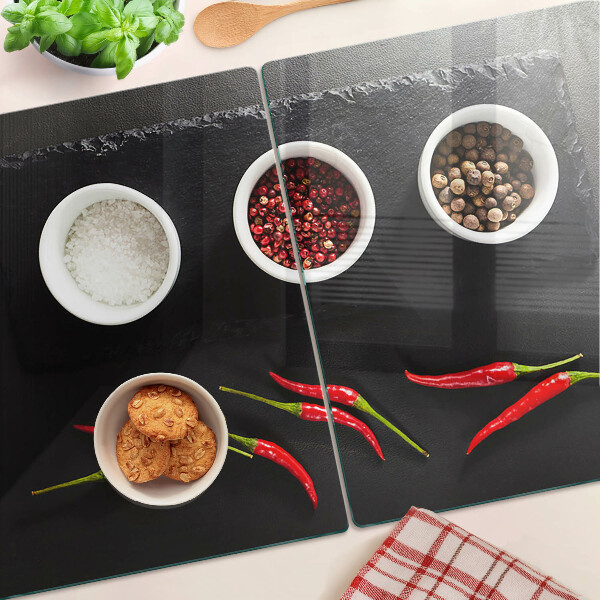 Doska na krájanie Korenie a červená paprika