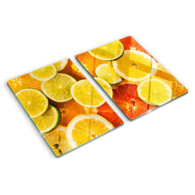 Sklenená doska na krájanie Citrusové plody a citrusové plody