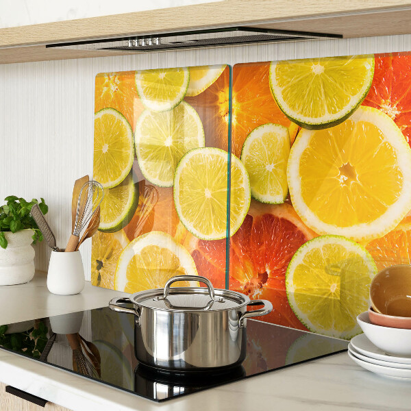 Sklenená doska na krájanie Citrusové plody a citrusové plody