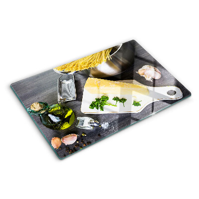 Sklenená doska na krájanie Kuchynské doplnky a ingrediencie