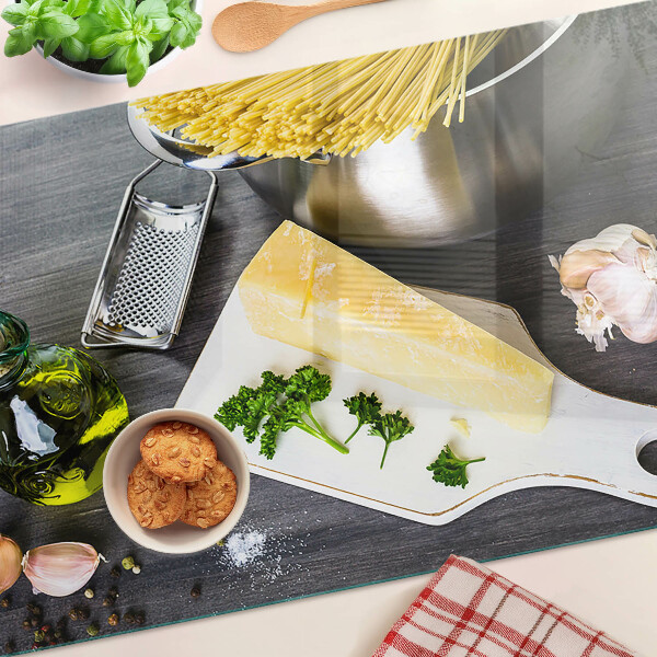 Sklenená doska na krájanie Kuchynské doplnky a ingrediencie
