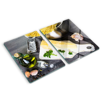 Sklenená doska na krájanie Kuchynské doplnky a ingrediencie