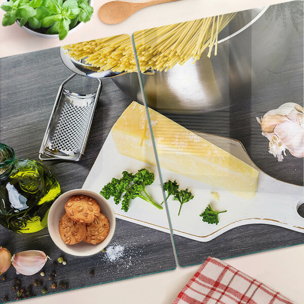 Sklenená doska na krájanie Kuchynské doplnky a ingrediencie