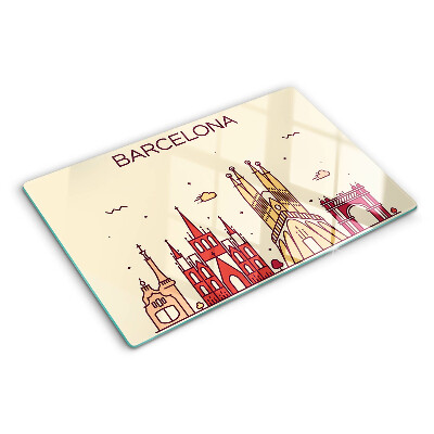 Doska na krájanie Barcelona a jej architektúra