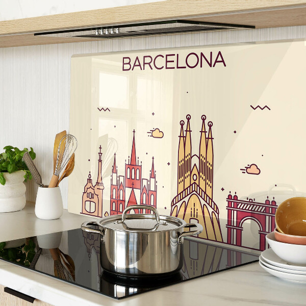 Doska na krájanie Barcelona a jej architektúra