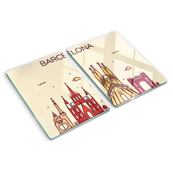 Doska na krájanie Barcelona a jej architektúra