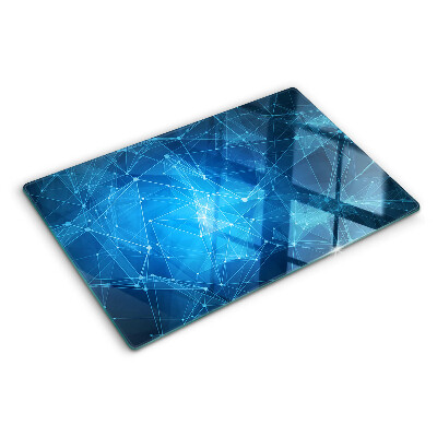 Sklenená doska na krájanie Abstraktný geometrický vzor