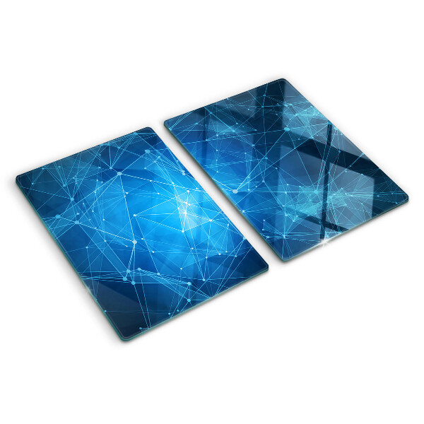 Sklenená doska na krájanie Abstraktný geometrický vzor