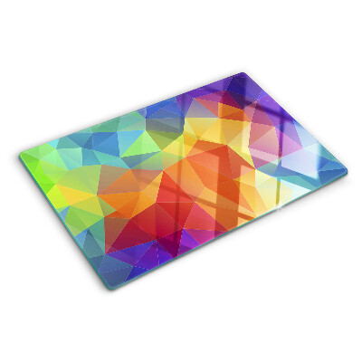 Doska na krájanie Geometria farebných trojuholníkov