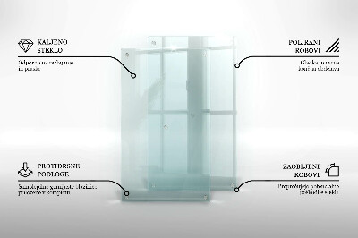 Sklenená doska na krájanie 