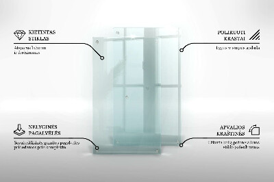 Sklenená doska na krájanie 