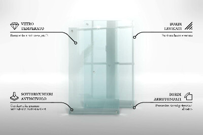 Sklenená doska na krájanie 