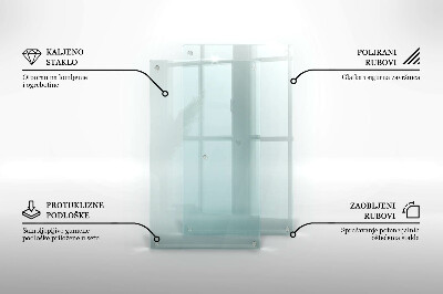 Sklenená doska na krájanie 