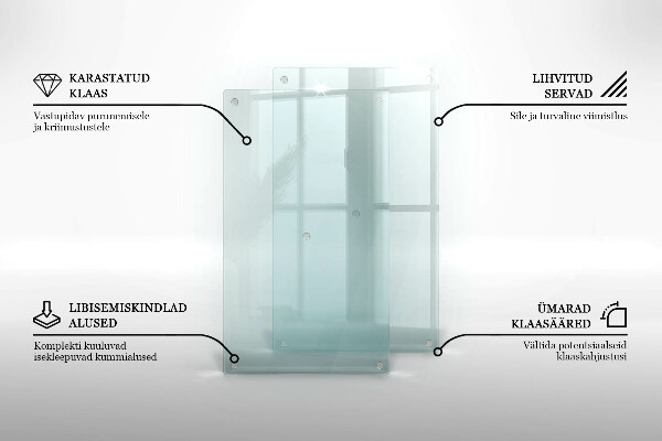 Sklenená doska na krájanie 