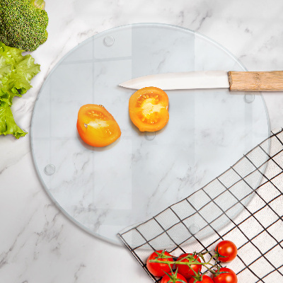 Sklenená doska na krájanie Sklenená doska na krájanie priehľadná okrúhla