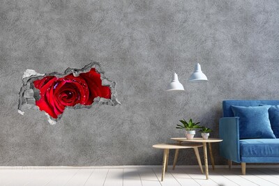 Samolepiaca nálepka na stenu Kvet ruže
