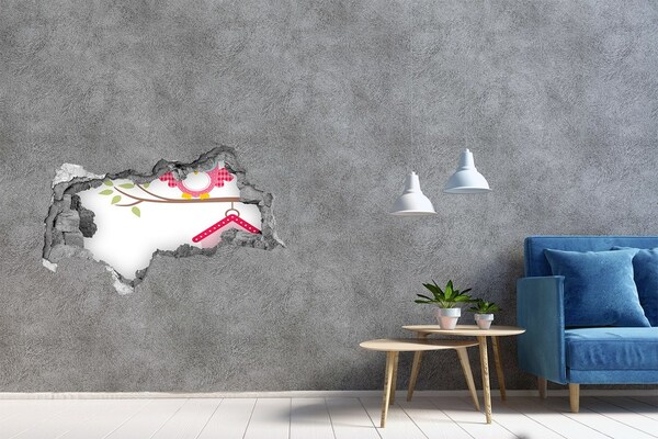 Samolepiaca nálepka na stenu Sovy na konári