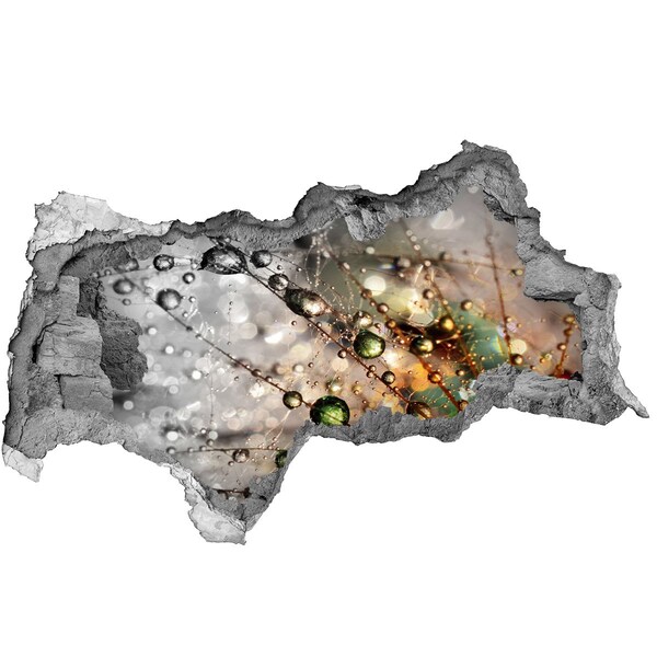 Samolepiaca nálepka na stenu Kryštálová štruktúra vo svetle