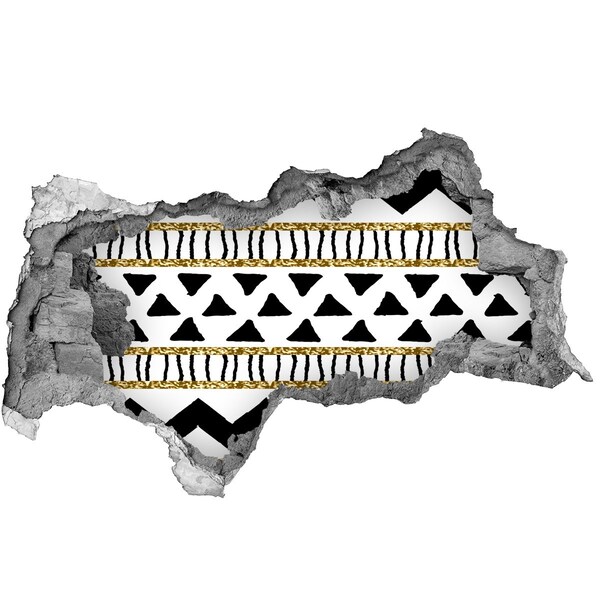 Fototapeta diera na stenu Štylizovaný otvor v stene