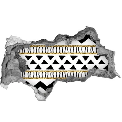 Fototapeta diera na stenu Štylizovaný otvor v stene