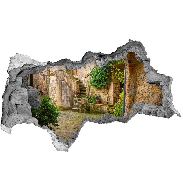 Fototapeta diera na stenu Očarujúce nádvorie v starom meste