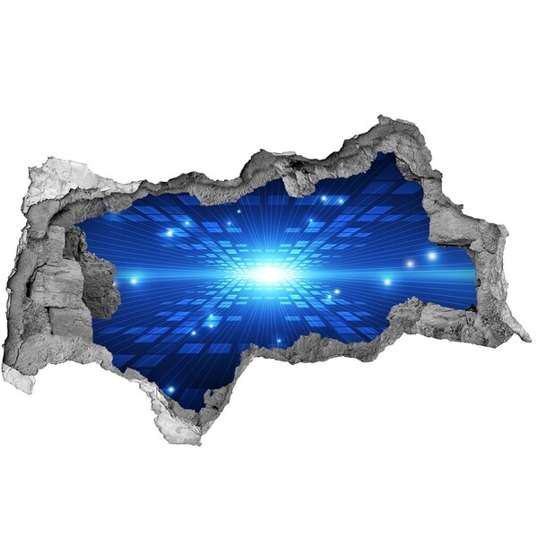 Samolepiaca diera na stenu Digitálny priestor za stenou